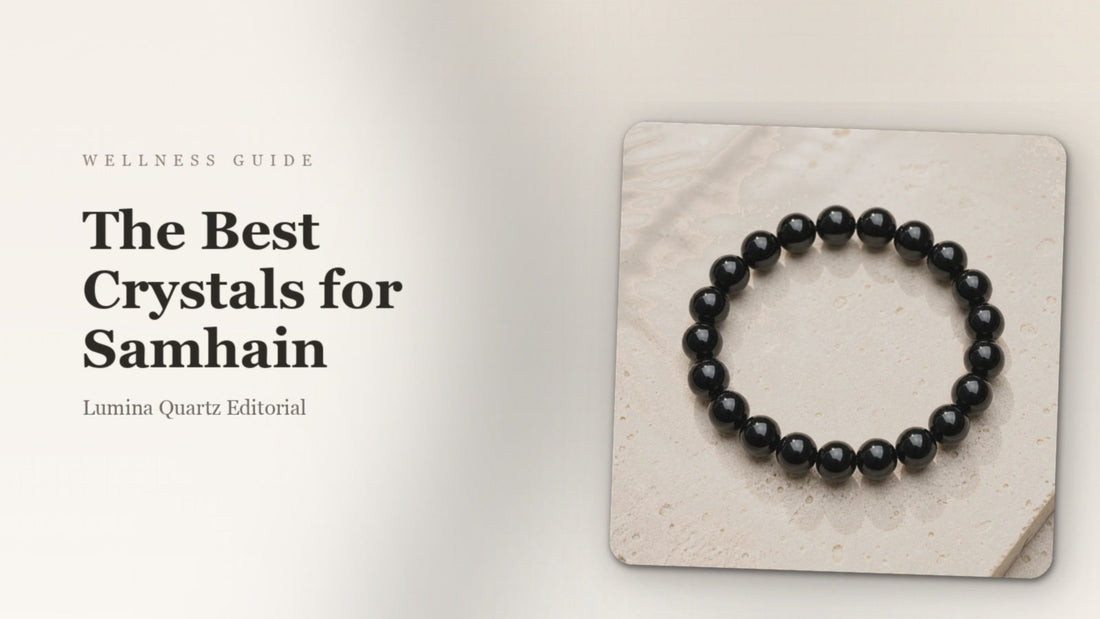 Best Crystals for Samhain Rituals: 7 Grounding Stones for the Season crystal guide cover