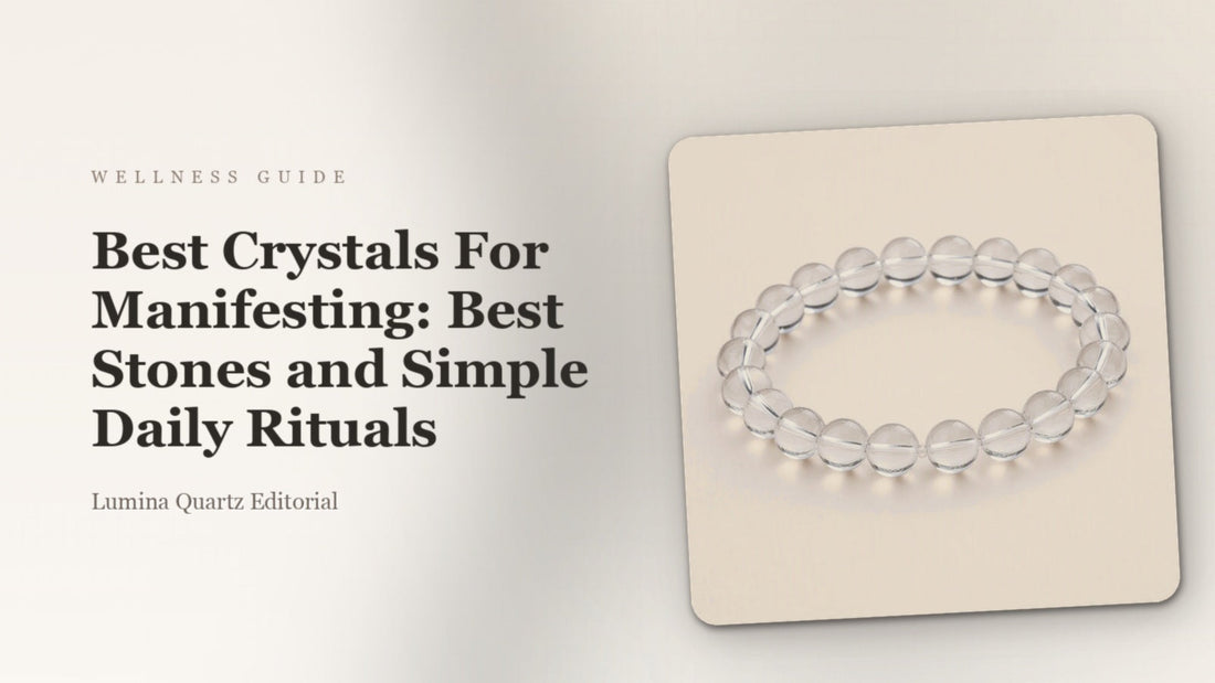 Best Crystals For Manifesting: Best Stones and Simple Daily Rituals crystal guide cover