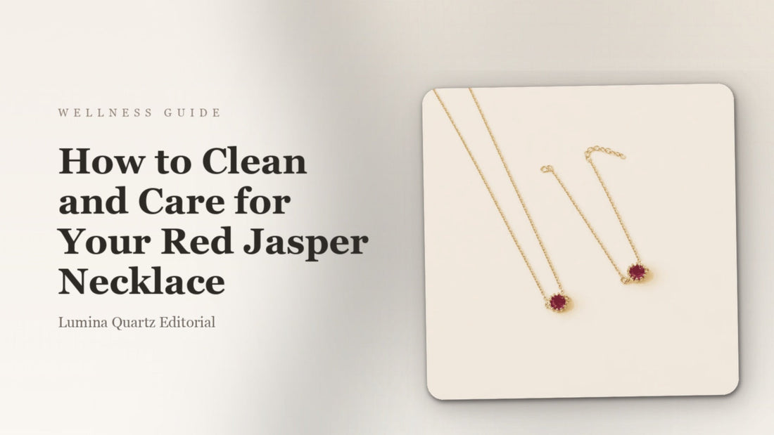 Red Jasper Necklace Care Guide: How to Clean and Recharge Your Crystal