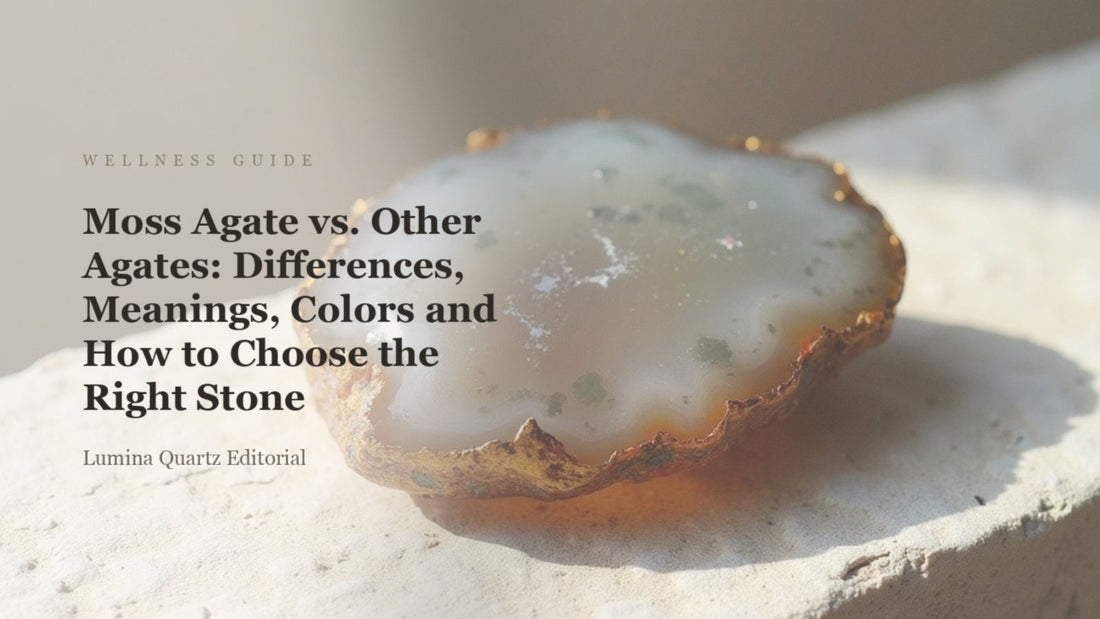 Moss Agate vs. Other Agates: Differences, Meanings, Colors and How to Choose the Right Stone