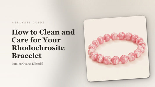 How to Clean a Rhodochrosite Bracelet: Crystal Care Guide for Beginners