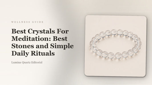 Best Crystals For Meditation: Best Stones and Simple Daily Rituals crystal guide cover