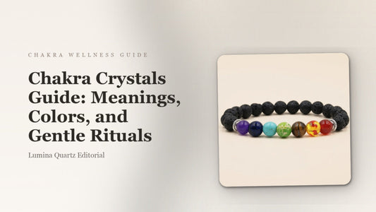 Chakra Crystals Guide: Meanings, Colors, and Gentle Rituals