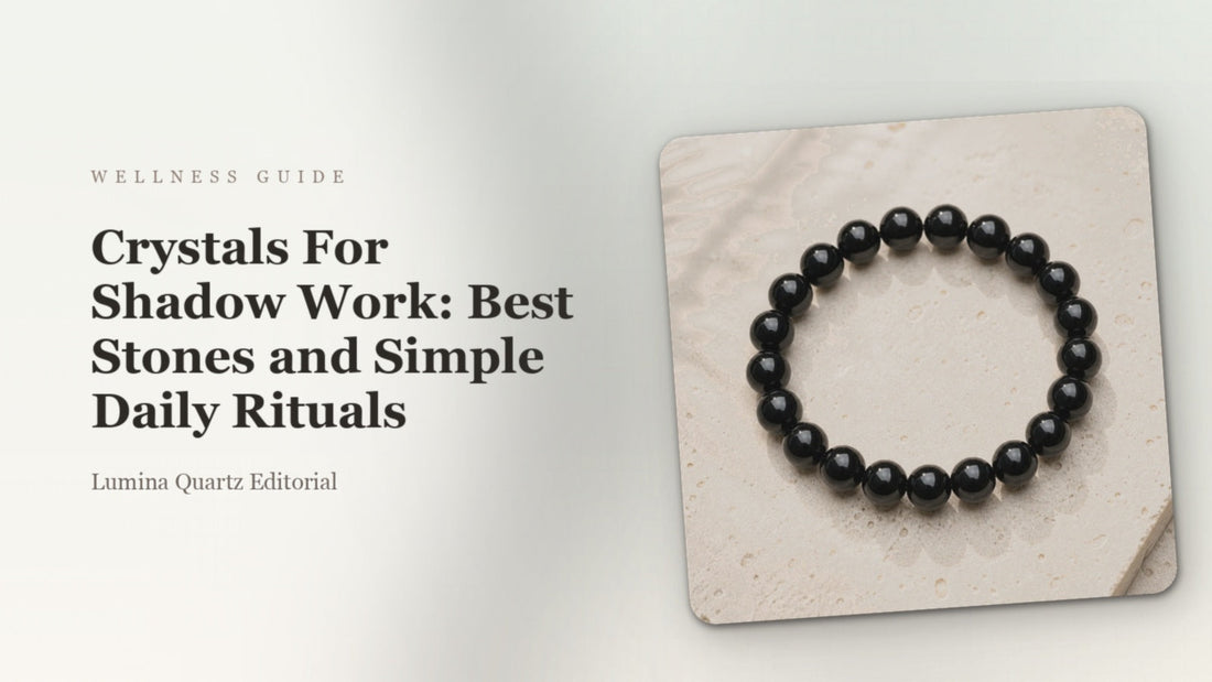 Crystals For Shadow Work: Best Stones and Simple Daily Rituals crystal guide cover