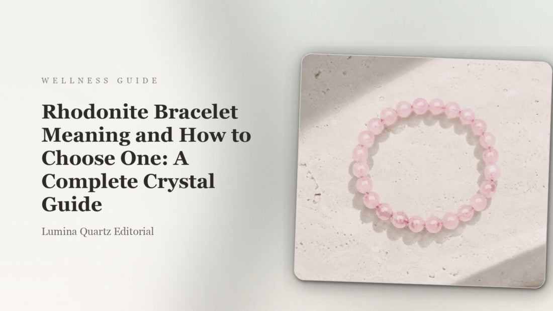 Rhodonite Bracelet Meaning and How to Choose One: A Complete Crystal Guide