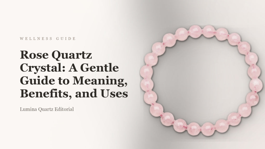 Rose Quartz Crystal: A Gentle Guide to Meaning, Benefits, and Uses