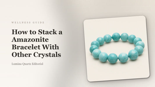 How to Stack an Amazonite Bracelet with Other Crystals: A Beginner's Stacking Guide