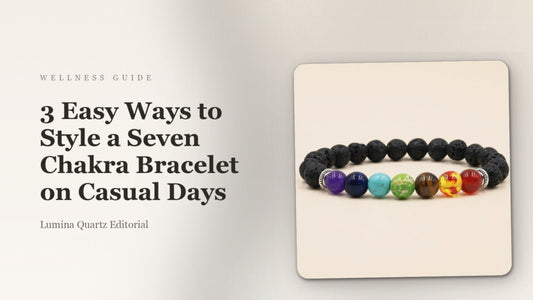 Seven Chakra Crystal Bracelet Style Guide: 3 Casual Looks crystal guide cover