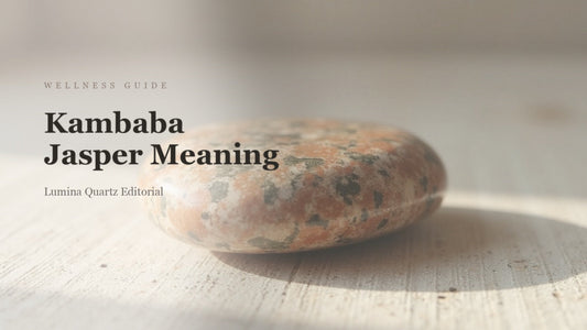 Kambaba Jasper Meaning and Grounding Benefits: A Complete Guide for Stress Relief and Meditation crystal guide cover