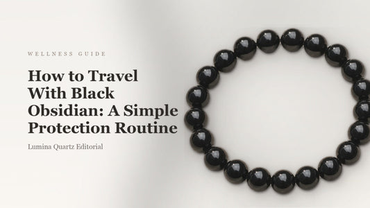 How to Travel With Black Obsidian: A Simple Protection Routine