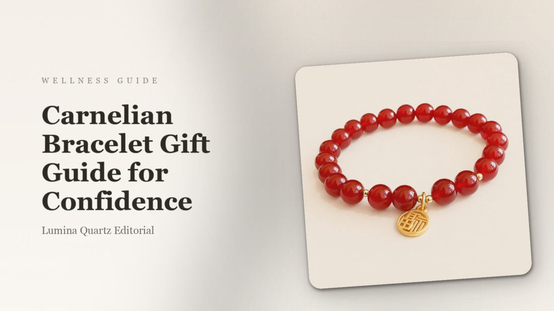 Carnelian Bracelet Gift Guide for Confidence crystal guide cover