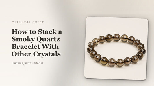 How to Stack Smoky Quartz Bracelets with Other Crystals for Grounding and Calm