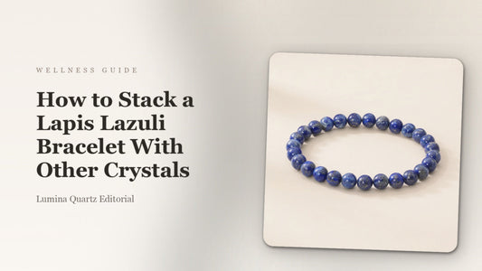 How to Stack Lapis Lazuli Bracelets with Other Crystals for Mindfulness