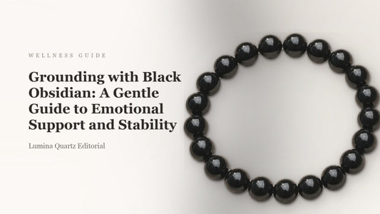 Featured image for Grounding with Black Obsidian: A Gentle Guide to Emotional Support and Stability
