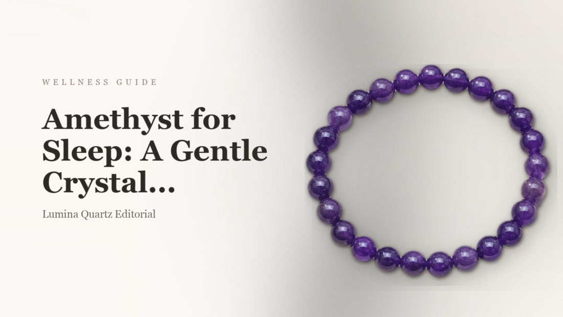 Featured image for Amethyst for Sleep: A Gentle Crystal Companion for Restful Nights