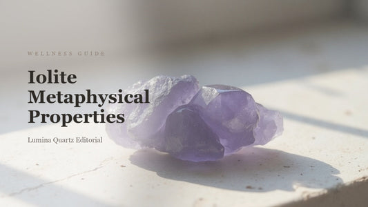 Iolite Crystal Meaning: A Guide to Its Intuition and Meditation Benefits crystal guide cover