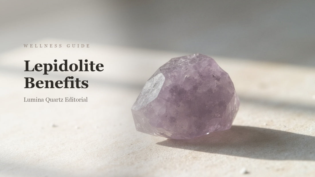 Lepidolite Crystal Benefits: How This Stone Supports Calm, Sleep, and Meditation