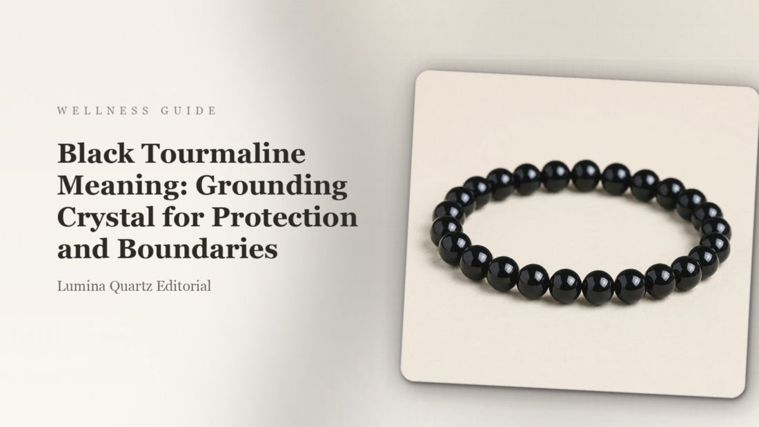 Black Tourmaline Meaning: Grounding Crystal for Protection and Boundaries crystal guide cover