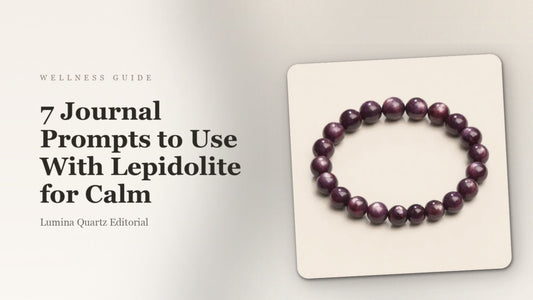 7 Journal Prompts to Use With Lepidolite for Calm