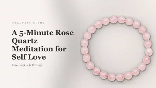 A 5-Minute Rose Quartz Meditation for Self Love