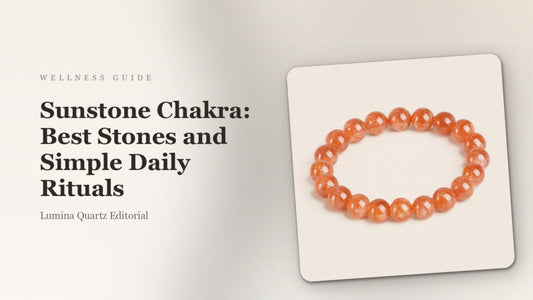 Sunstone Chakra: Best Stones and Simple Daily Rituals crystal guide cover