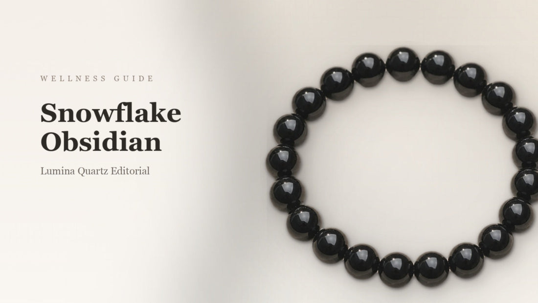 Snowflake Obsidian Meaning: A Guide to This Grounding Crystal crystal guide cover