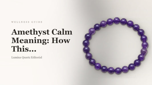 Featured image for Amethyst Calm Meaning: How This Crystal Supports Emotional Peace