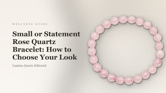 Small vs Statement Rose Quartz Bracelet: Size Guide for Confidence & Style crystal guide cover