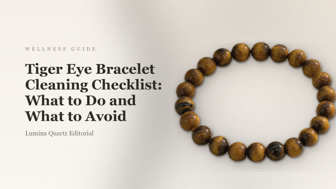 Tiger Eye Bracelet Cleaning Checklist: How to Clean & Care for Focus crystal guide cover