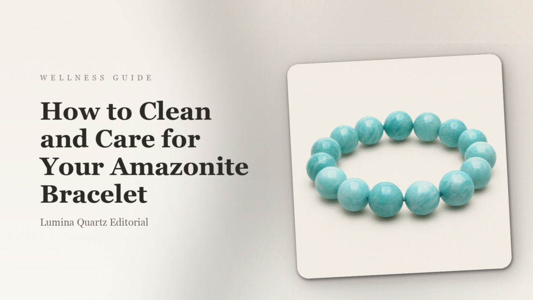 Amazonite Bracelet Care Guide: How to Clean and Maintain Your Crystal crystal guide cover