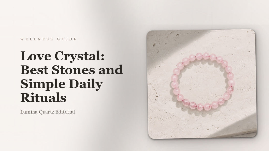 Love Crystal: Best Stones and Simple Daily Rituals crystal guide cover