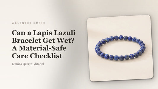 Can a Lapis Lazuli Bracelet Get Wet? Crystal Care Guide for Showering & Swimming crystal guide cover