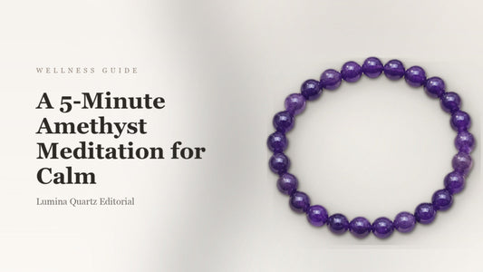 A 5-Minute Amethyst Meditation for Calm