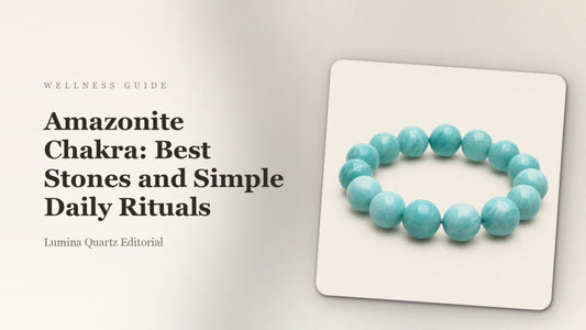 Amazonite Chakra: Best Stones and Simple Daily Rituals crystal guide cover