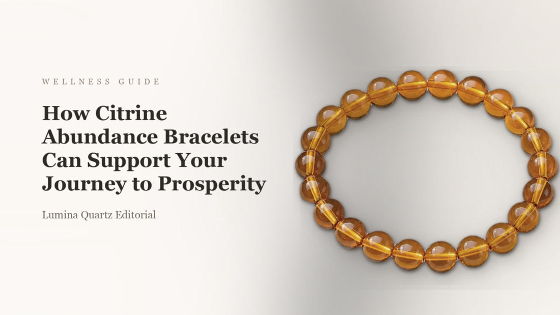 How Citrine Abundance Bracelets Can Support Your Journey to Prosperity