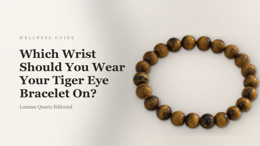Tiger Eye Bracelet on Left or Right Wrist for Confidence & Protection
