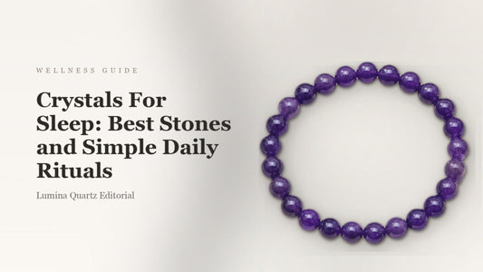 Crystals For Sleep: Best Stones and Simple Daily Rituals crystal guide cover