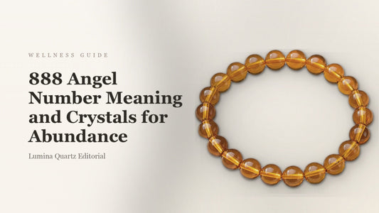 888 Angel Number Meaning and Crystals for Abundance