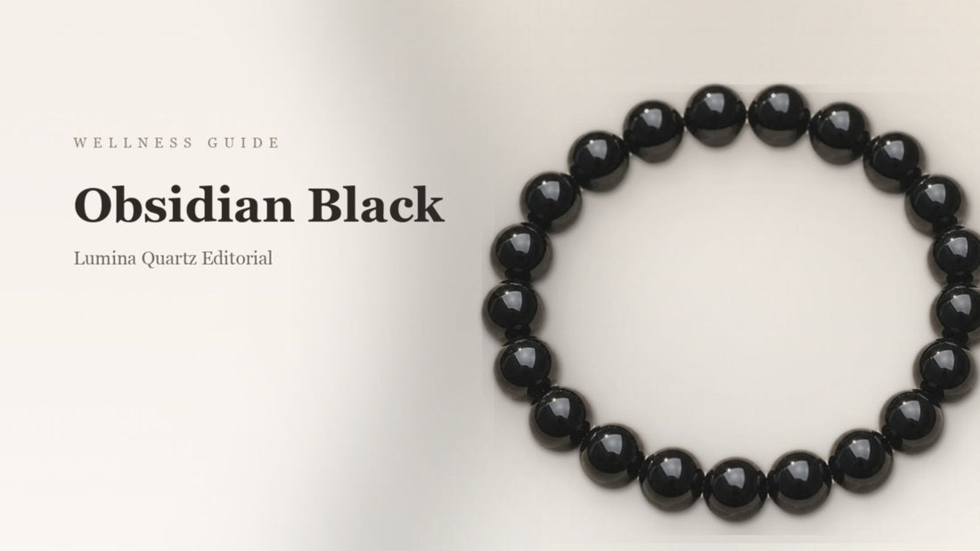 Black Obsidian Meaning and Benefits: The Ultimate Guide to Grounding and Protection crystal guide cover