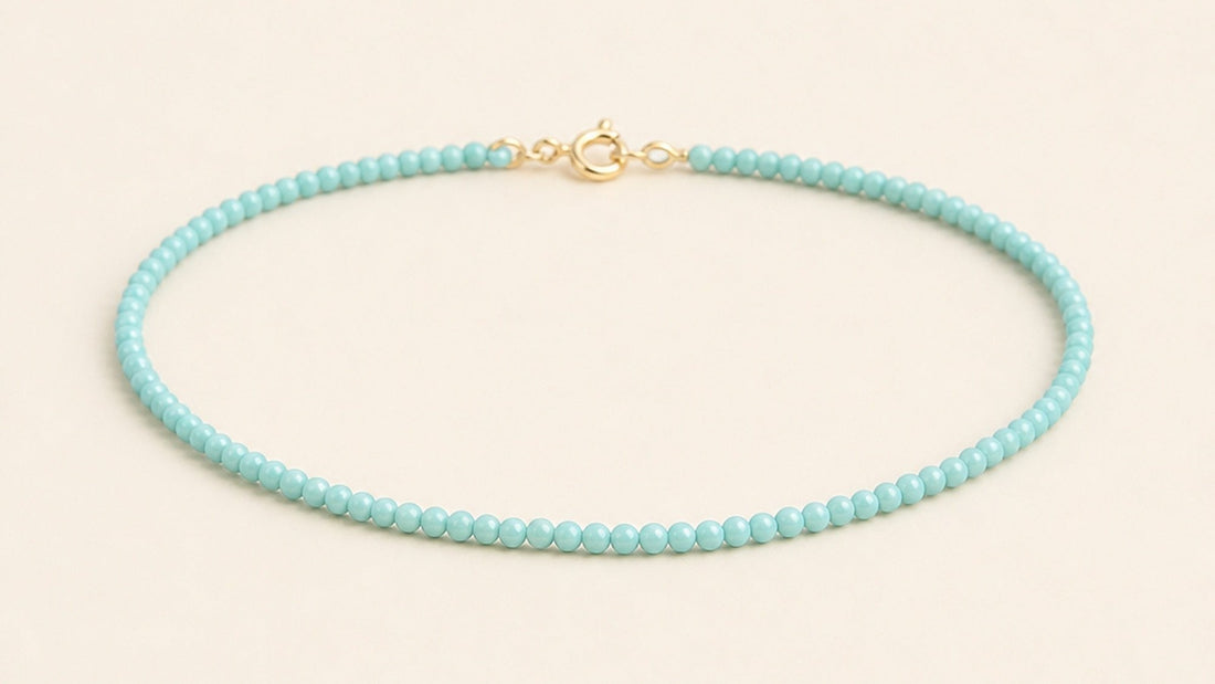 Turquoise Bracelet – Open-Sky Expression - Best Crystals to Pair with Turquoise for Mindful | Lumina Quartz
