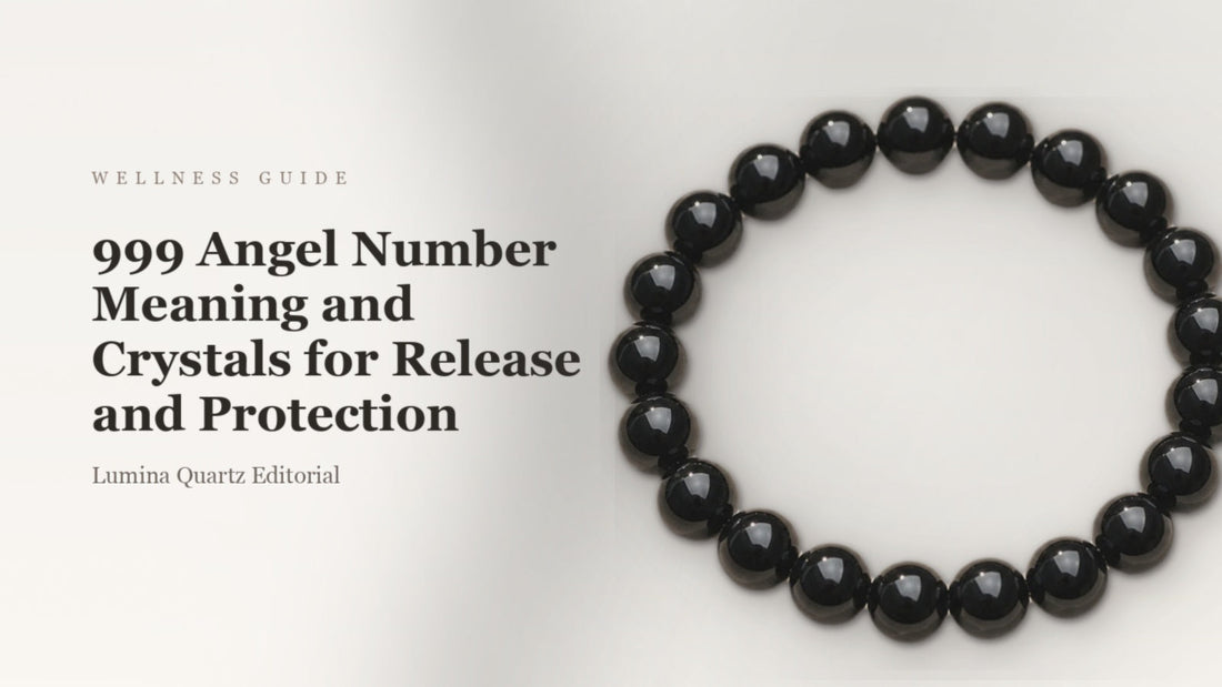 999 Angel Number Meaning and Crystals for Release and Protection