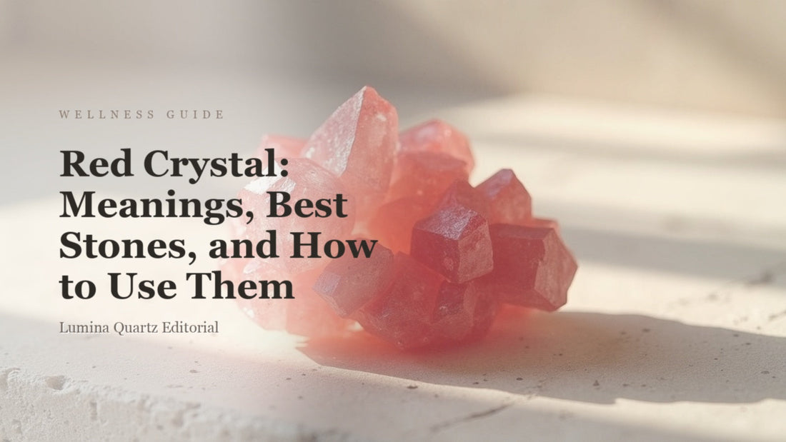 Red Crystal: Meanings, Best Stones, and How to Use Them