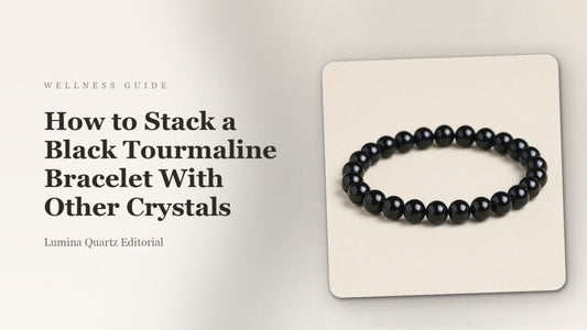 How to Stack a Black Tourmaline Bracelet for Protection (Crystal Pairing Guide)