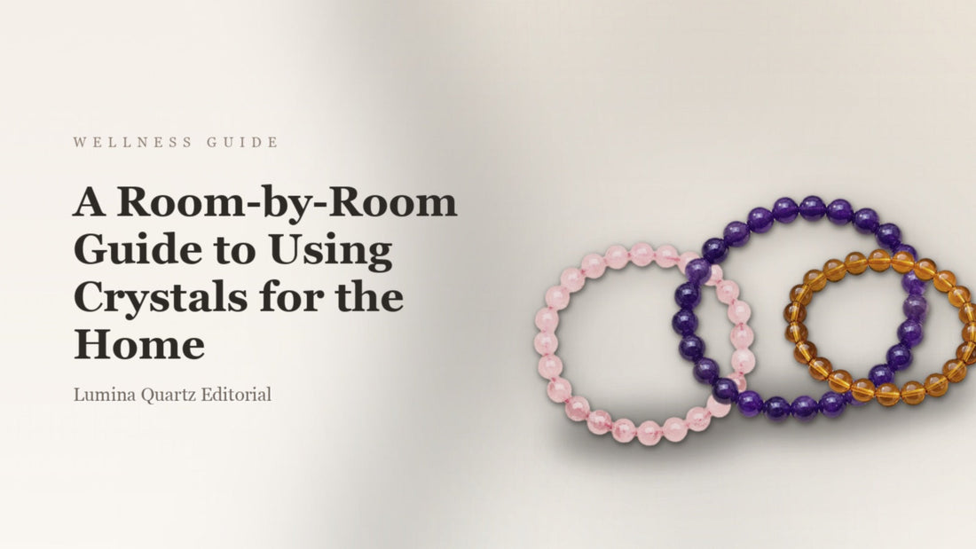 A Room-by-Room Guide to Using Crystals for the Home crystal guide cover