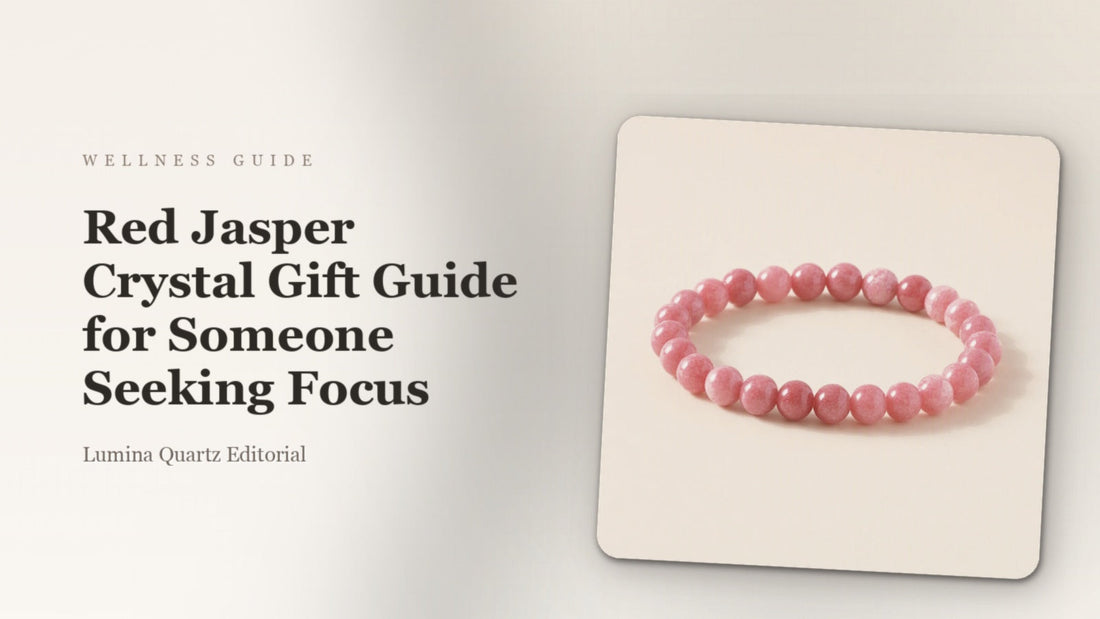 Red Jasper Crystal Gift Guide for Someone Seeking Focus crystal guide cover