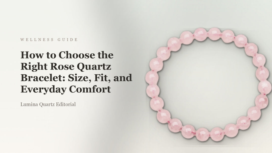 How to Choose the Right Rose Quartz Bracelet: Size, Fit, and Everyday Comfort crystal guide cover