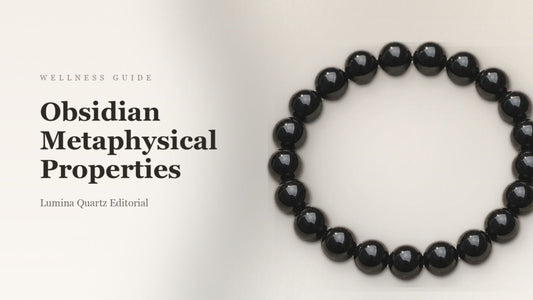Black Obsidian Metaphysical Properties: Grounding and Protection Guide crystal guide cover