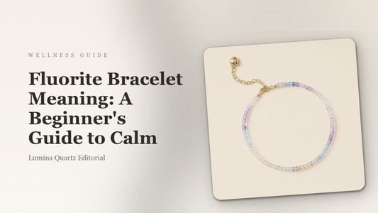 Fluorite Bracelet Meaning: A Beginner's Guide to Calm crystal guide cover