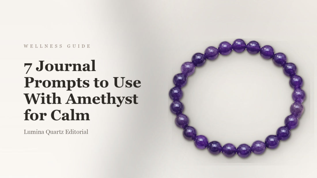 7 Journal Prompts to Use With Amethyst for Calm