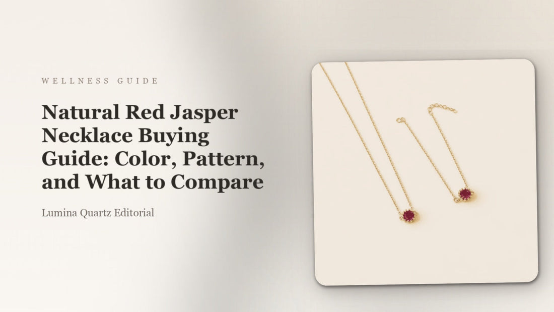 Natural Red Jasper Necklace Buying Guide: Color, Pattern, and What to Compare